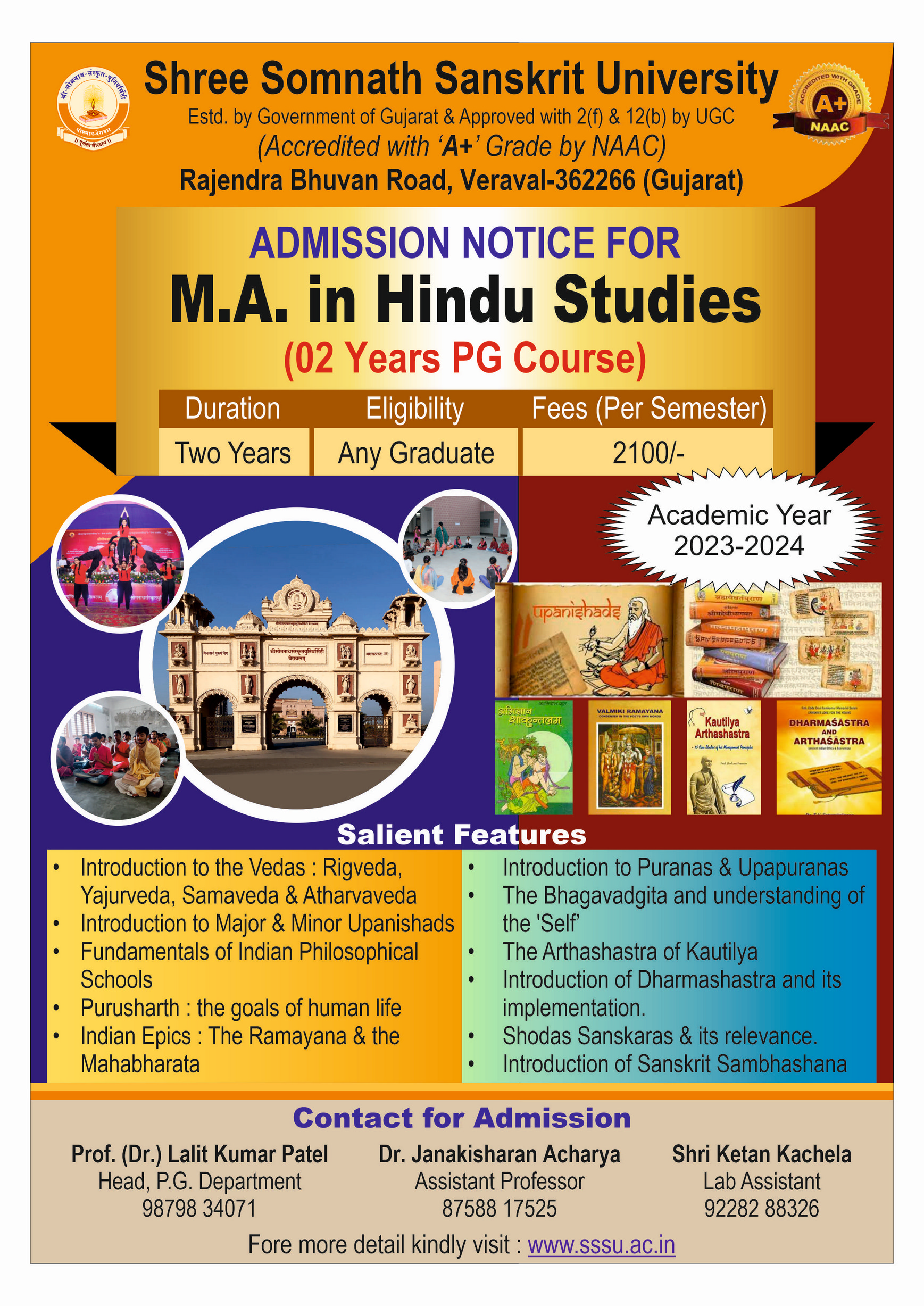 MA in Hindu Studies 2023 24